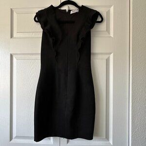Bailey 44 Black Suede Mini Dress